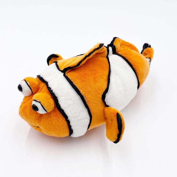 Ganz Webkinz HM219 Clown Fish Orange & White Fish Plus Stuffed Animal No Code - Picture 5 of 11
